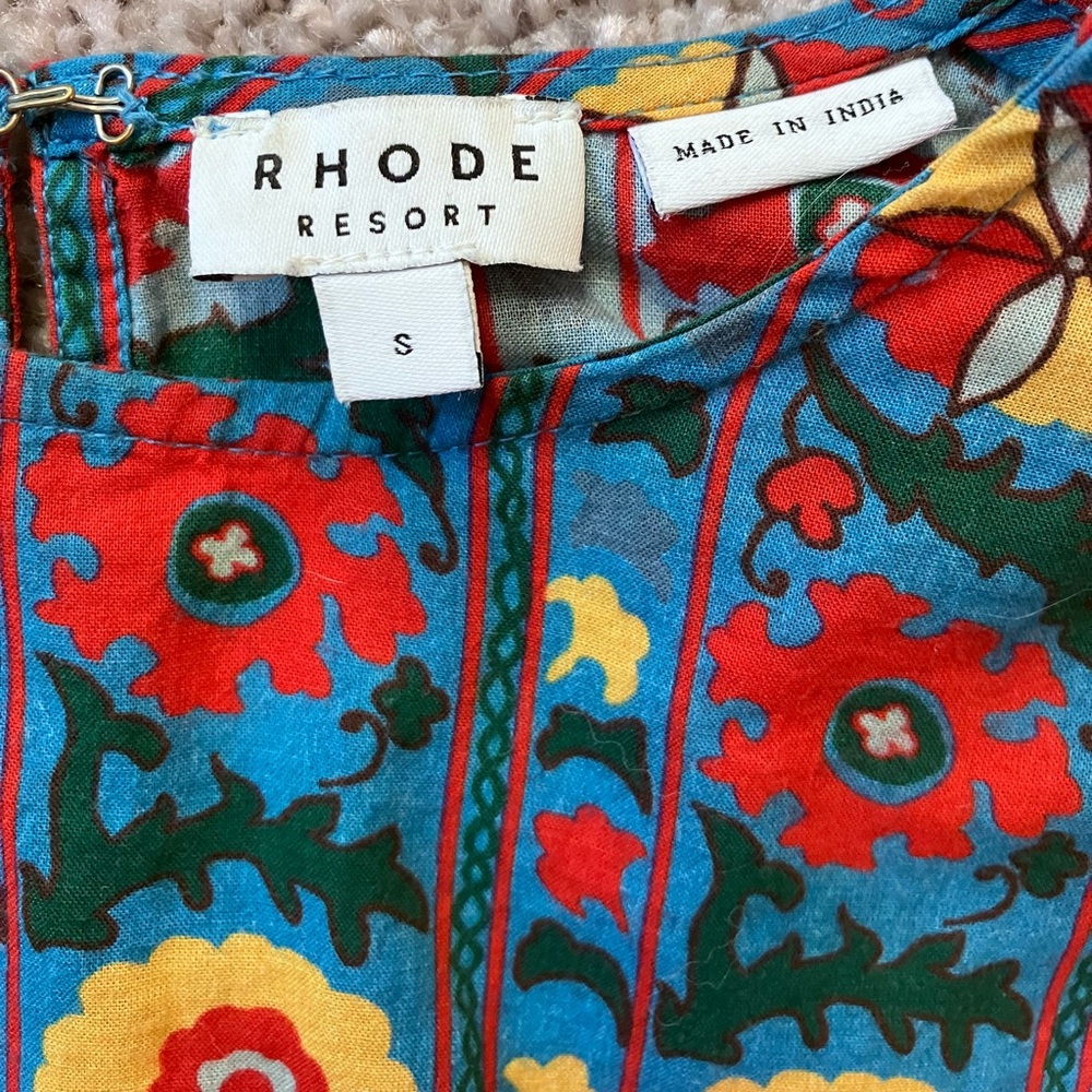 Rhode resort Ella folk art print dress - Picture 2 of 5